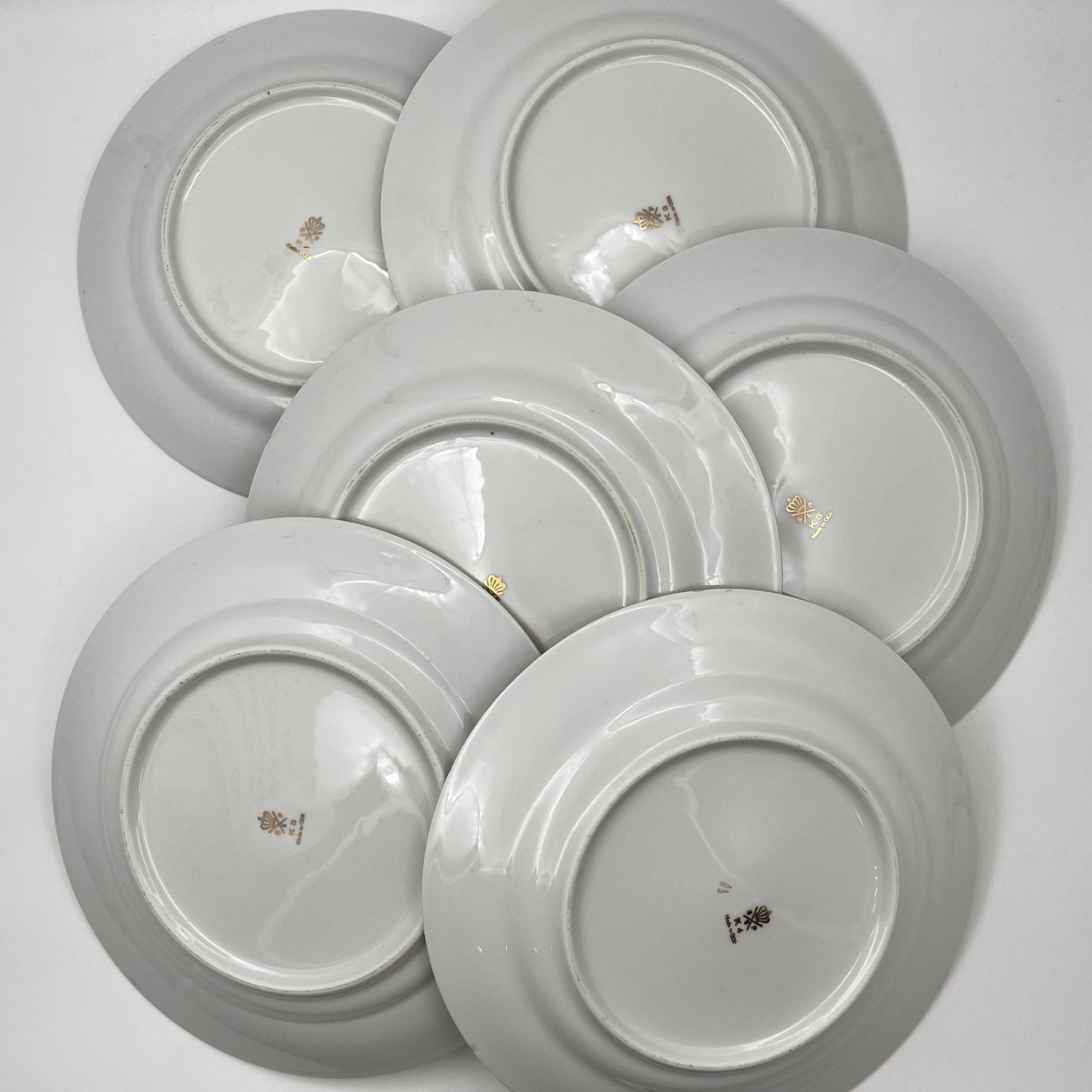 Набор из 6-ти обеденных тарелок "Мадонна"