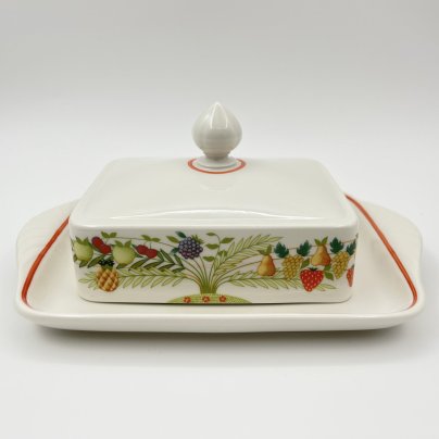 Масленка,  коллекция Bon Appetit, фарфор, vitro, Villeroy & Boch, Германия, 1983-1989 гг., Villeroy & Boch