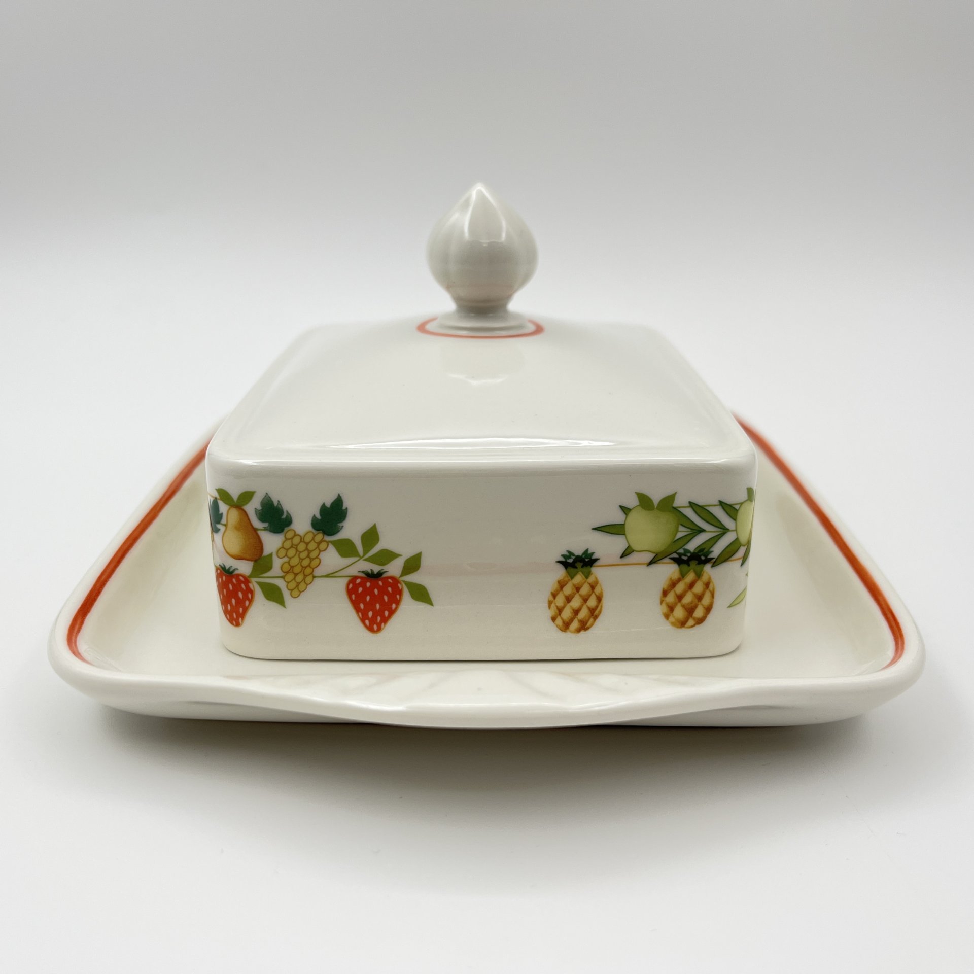 Масленка,  коллекция Bon Appetit, фарфор, vitro, Villeroy & Boch, Германия, 1983-1989 гг., Villeroy & Boch