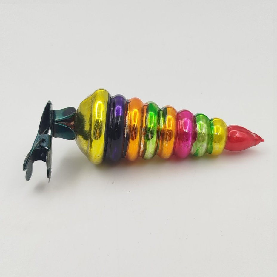 Игрушка ёлочная на прищепке "Пирамидка"