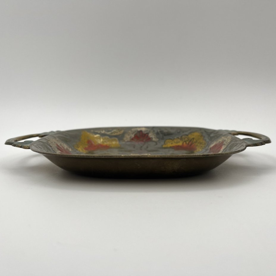 Лоток для мелочей (ключница) в восточном стиле с растительным узором