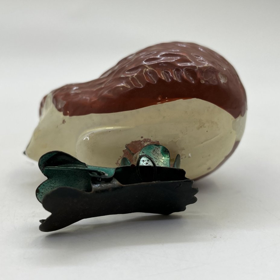 Игрушка елочная на прищепке "Ёжик"