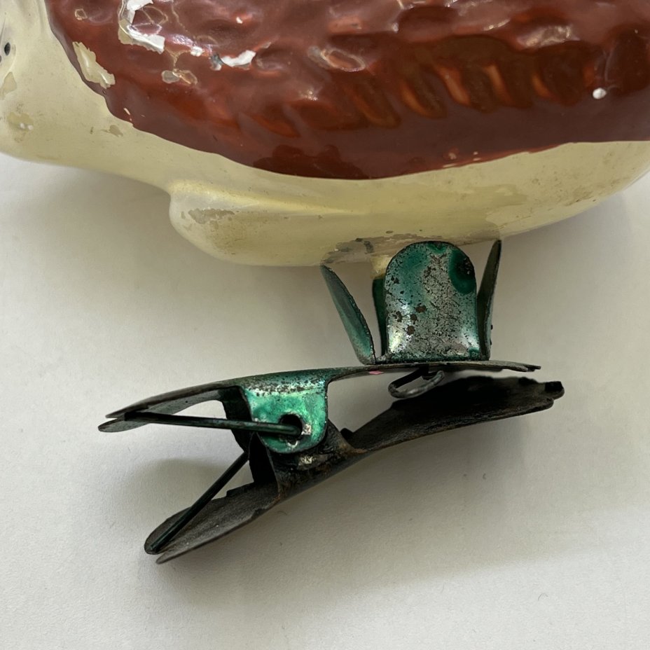 Игрушка елочная на прищепке "Ёжик"