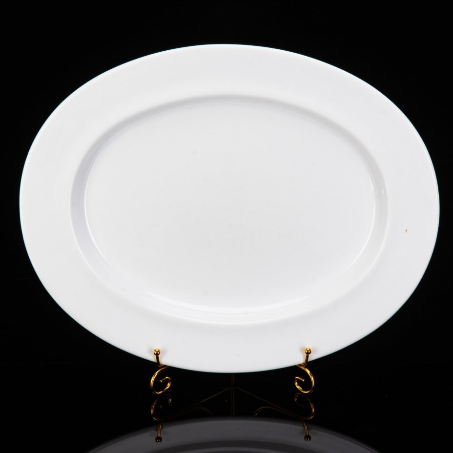 Крупное блюдо овальной формы, фаянс, Copeland Spode, Великобритания, 1920-1950 гг.