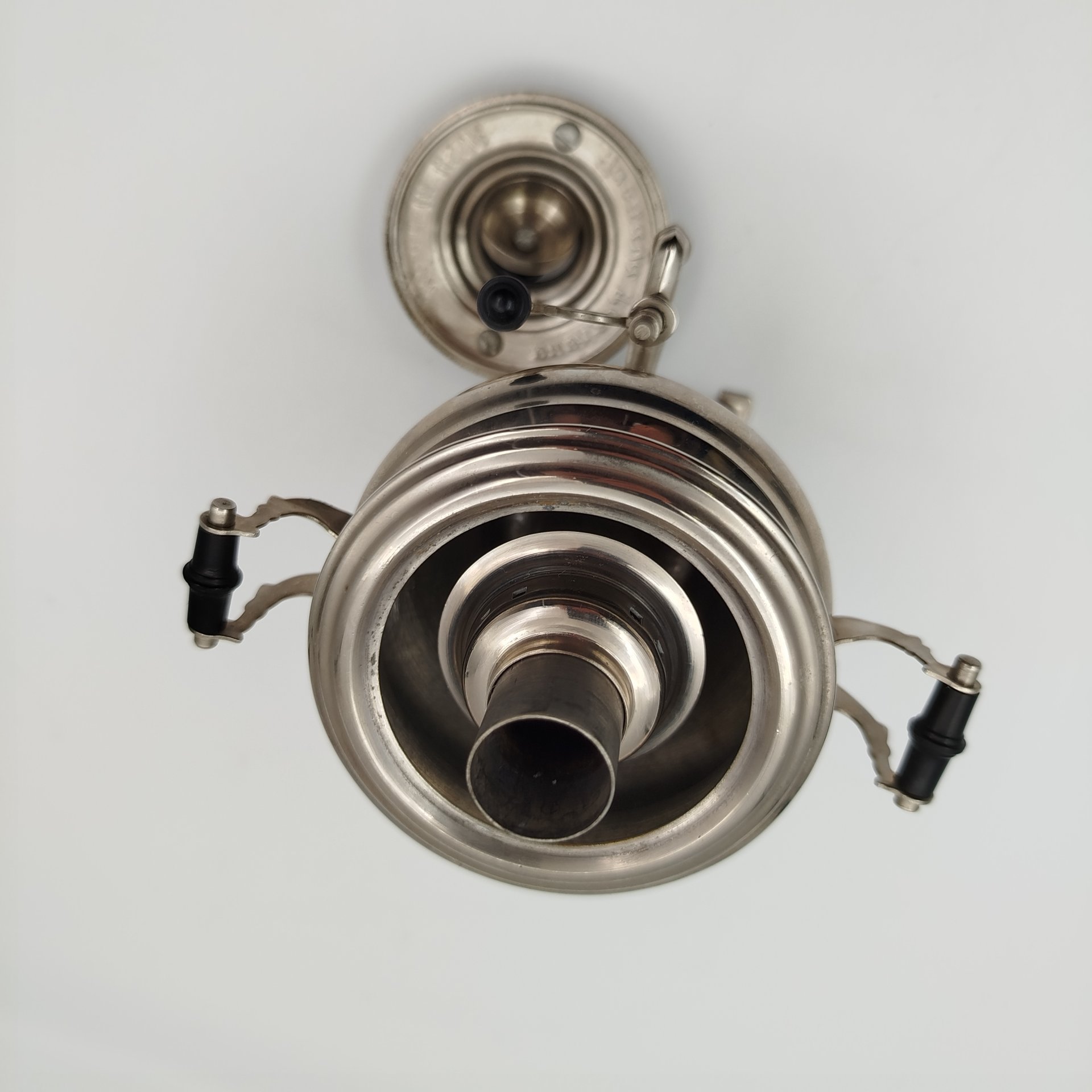 Самовар сувенирный "Ясная поляна", (Экспортный вариант), металл, пластик, Тульский машиностроительный завод «Штамп» им. Б.Л. Ванникова, СССР, 1967 г.