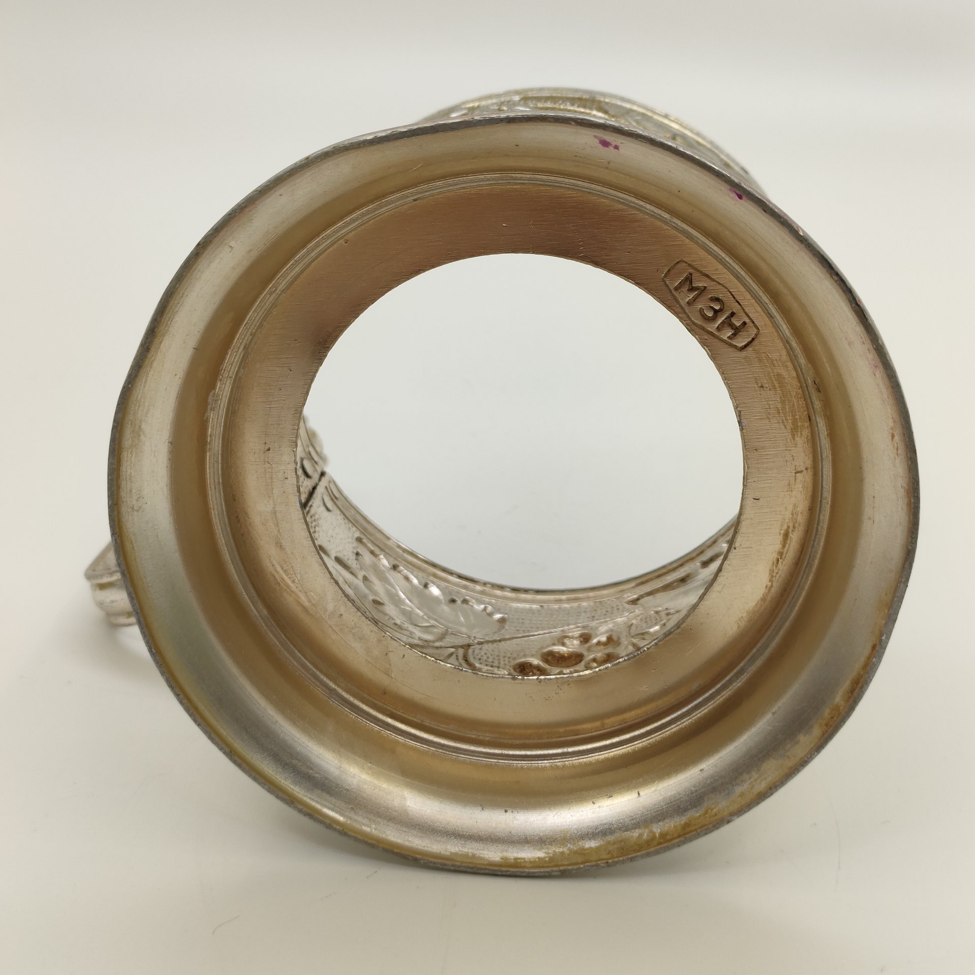 Подстаканник "Виноградная лоза", Нерехтский механический завод, алюминий, СССР, 1960-1970 гг.