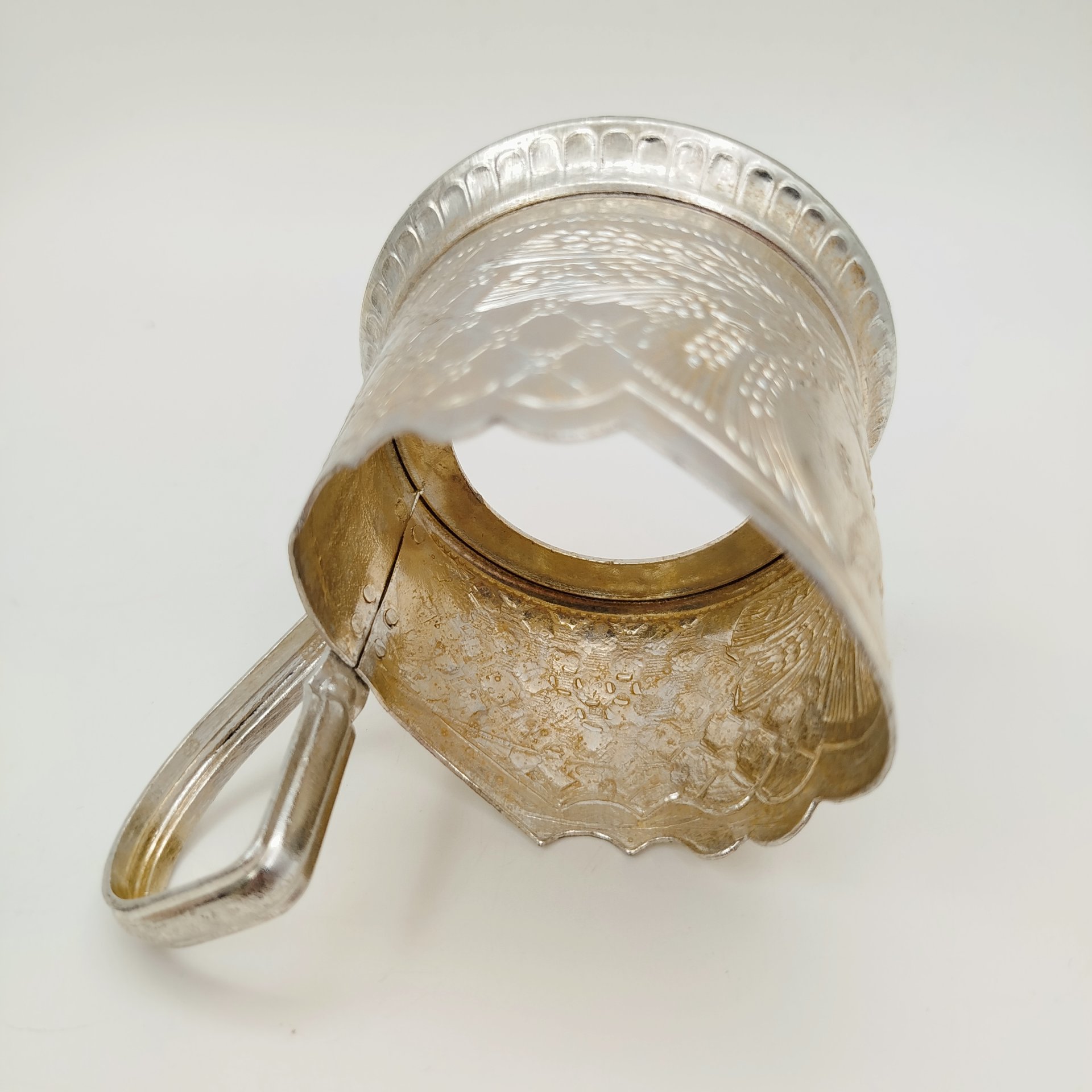 Подстаканник "Голубь мира", Кaзaкoвcкий Koмбинат Художеcтвeнныx изделий