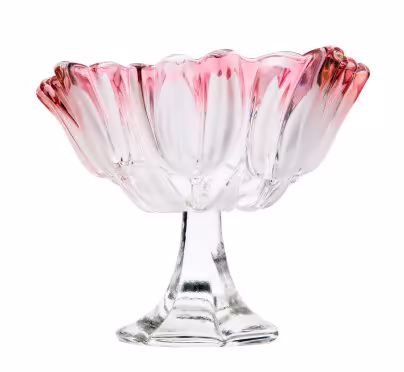 Ваза для конфет в виде стилизованых цветов, стекло, фирма "Walther-Glas", Германия, 1980-2000 гг., Walther Glas