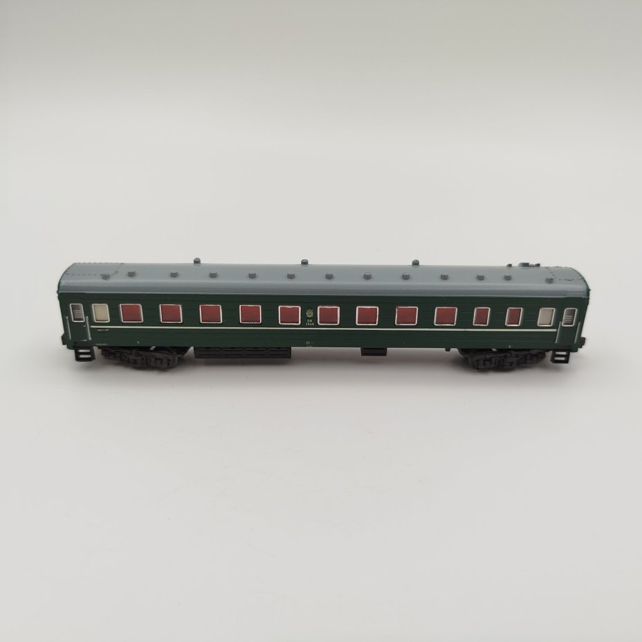 Модель вагона железнодорожного "Weitstreckenwagen 1/4145-191", в оригинальной коробке, пластик, бумага, печать, Piko, ГДР, 1970-1989 гг., Piko
