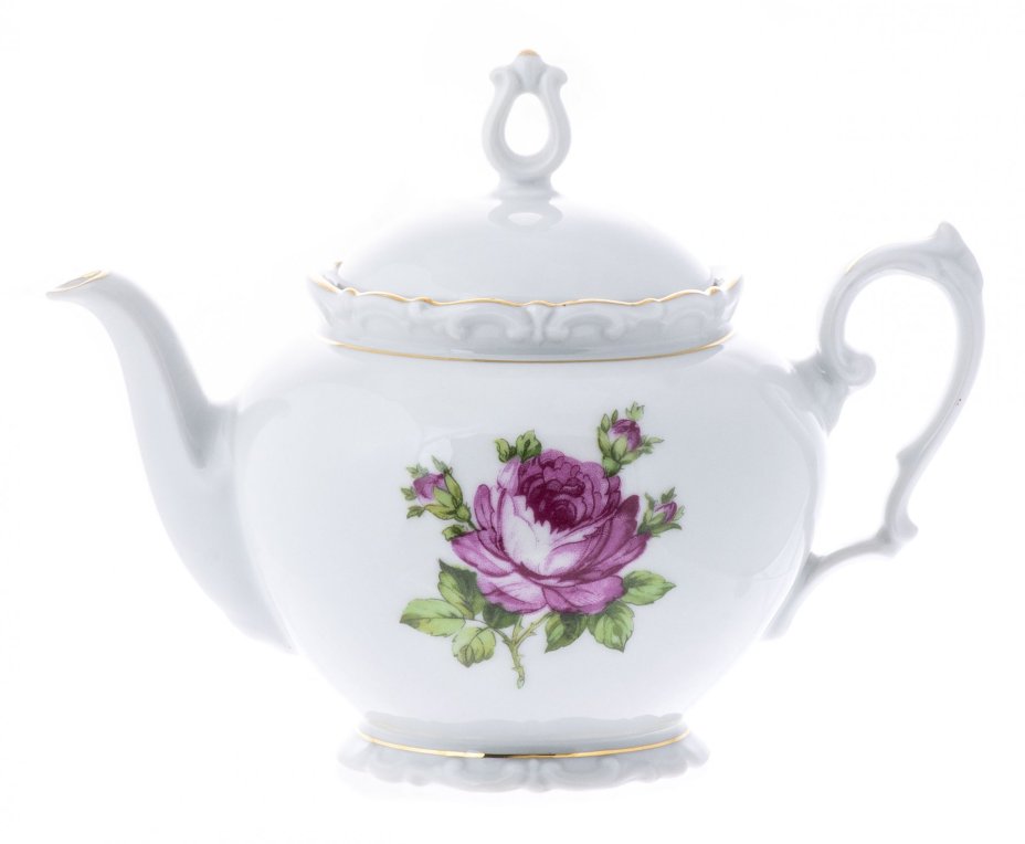 Сервиз столовый с цветочным декором (77 предметов), фарфор, деколь, Royal Crown, Германия, 1970-1990 гг.