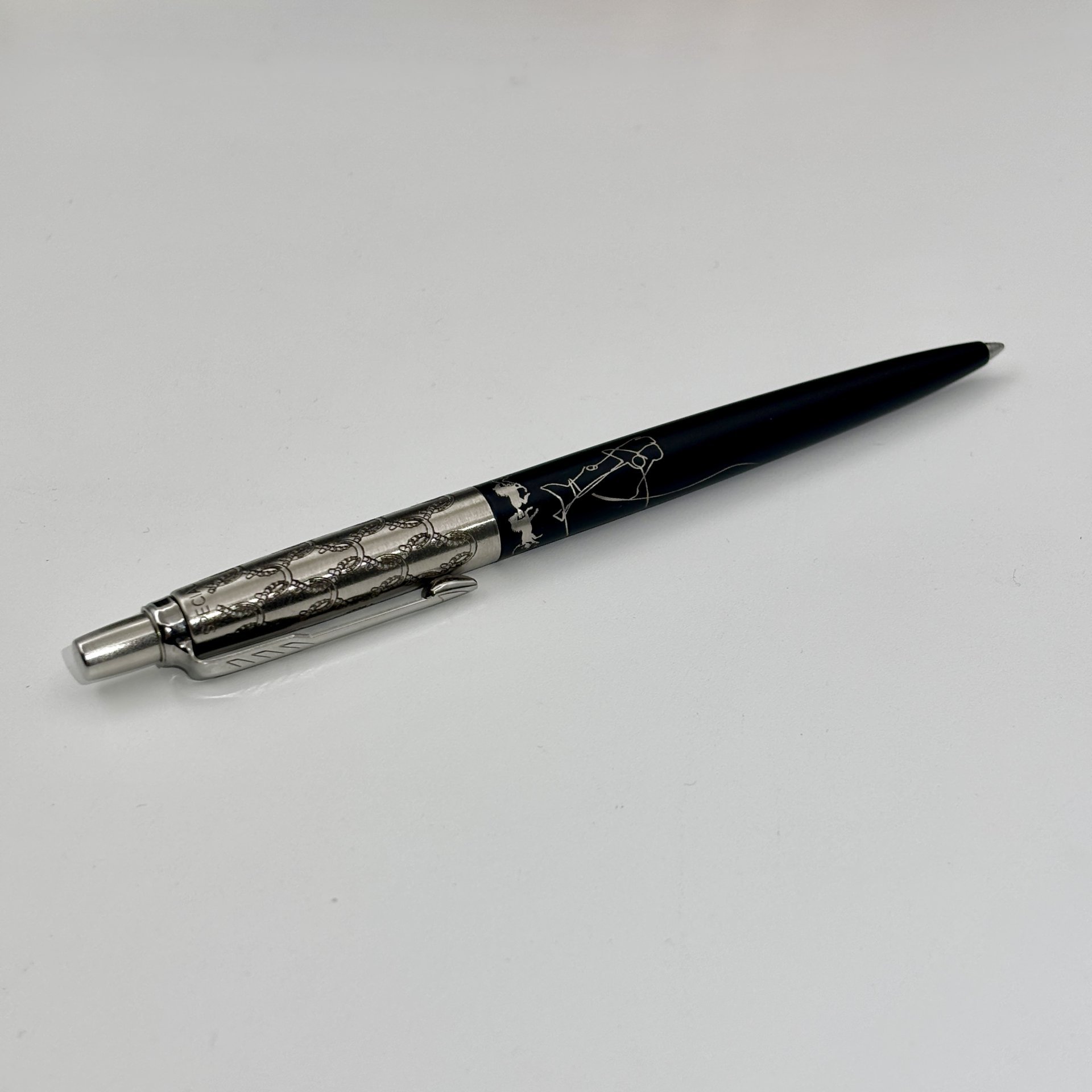 Шариковая ручка "Лошадь" в коробке, Parker, нержавеющая сталь