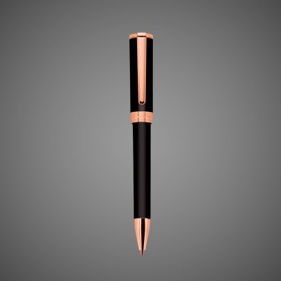 Шариковая ручка Aurora TU Resin Black PGT, в подарочной коробке, Покрытия: позолота, позолота, смола