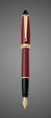 Перьевая ручка Aurora Ipsilon Resin, Bordeaux GT, перо - М, в подарочной коробке, Лаки и смолы: лак, позолота, позолота, смола