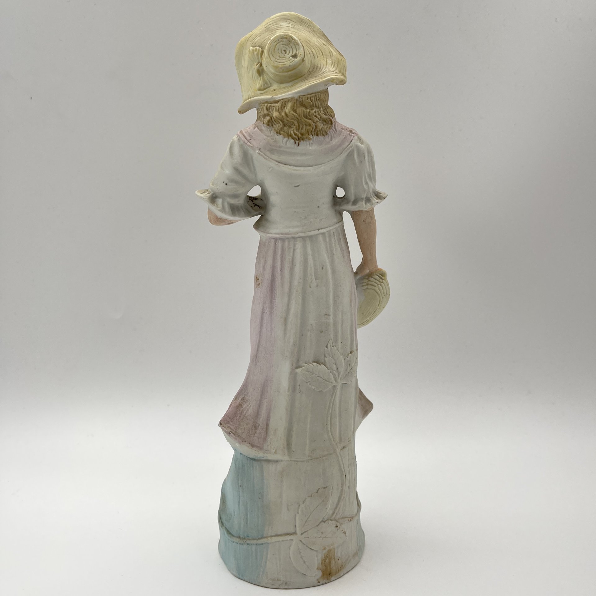 Статуэтка "Дама в розовом", бисквит, роспись, Samson, Edmé et Cie, Франция, 1940-1969 гг.