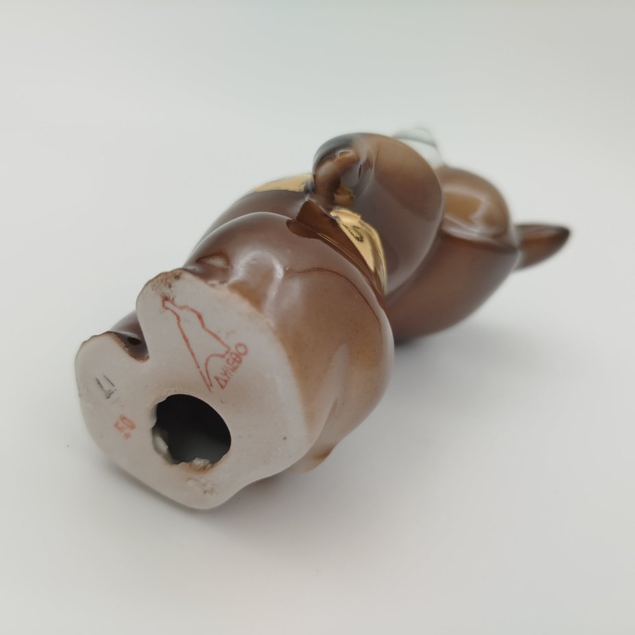 Статуэтка "Олимпийский мишка", Дулевский фарфоровый завод (Дулёво)
