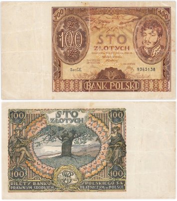 Польша 100 злотых 1934