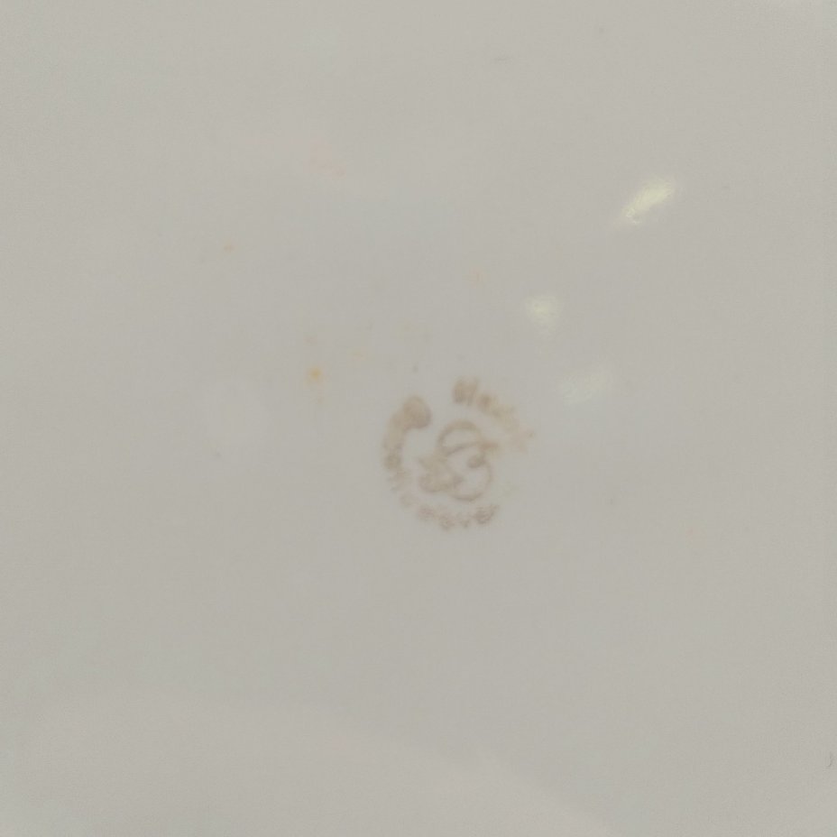 Набор из 2-х салатников с цветочным декором, "Gebrüder Benedikt"