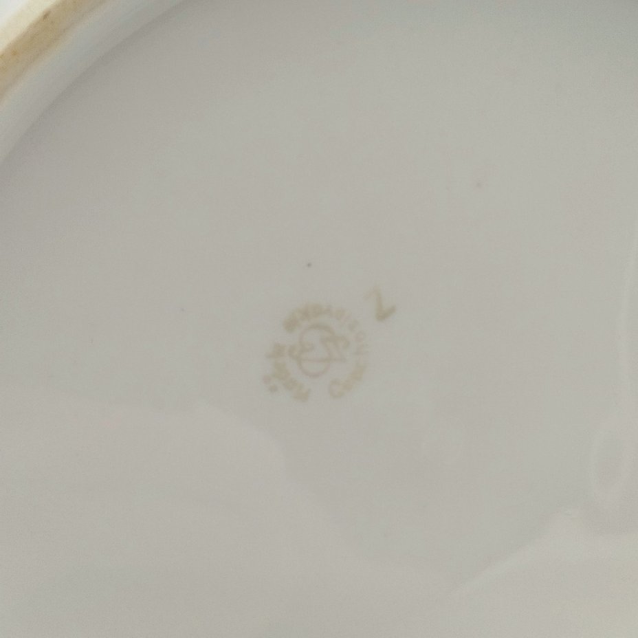 Набор из 2-х салатников с цветочным декором, "Gebrüder Benedikt"