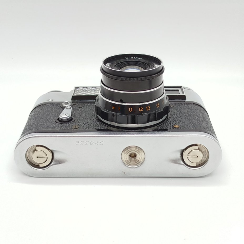Фотоаппарат "ФЭД-5" с объективом "Индустар-61 Л/Д" в оригинальном кофре, Харьковский машиностроительный завод им. Дзержинского (ФЭД)