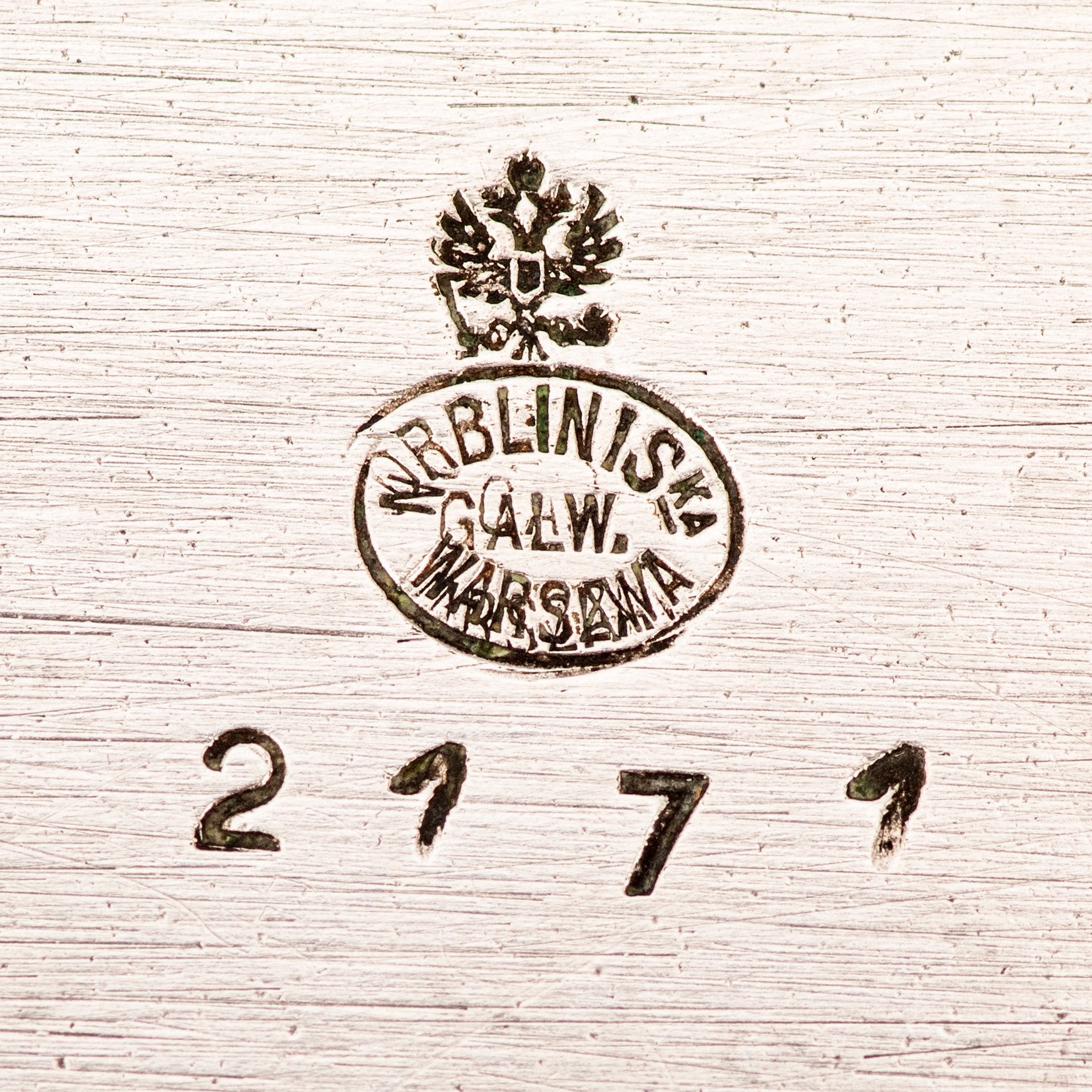 Поднос прямоугольной формы, выполненный в стиле модерн, Norblin & Co (Норблин)