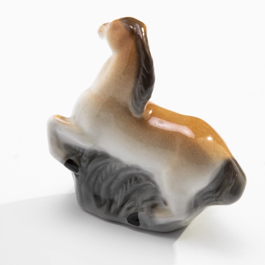 Статуэтка "Конь", фарфор, роспись, Ленинградский фарфоровый завод (ЛФЗ), скульптор Т. С. Линчевская, СССР, 1960-1970 гг., Ленинградский фарфоровый завод (ЛФЗ)