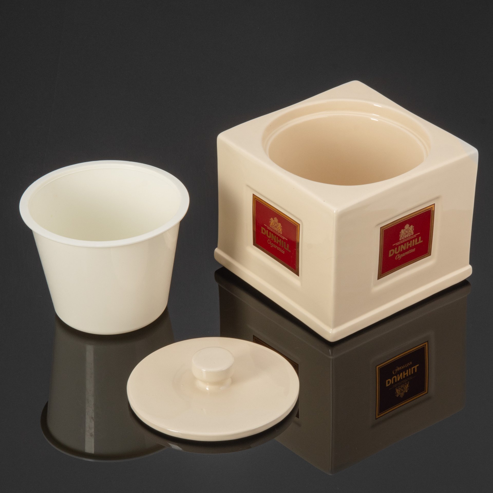 Емкость (банка, ведро) с крышкой для льда, для компании Dunhill, Seton Pottery