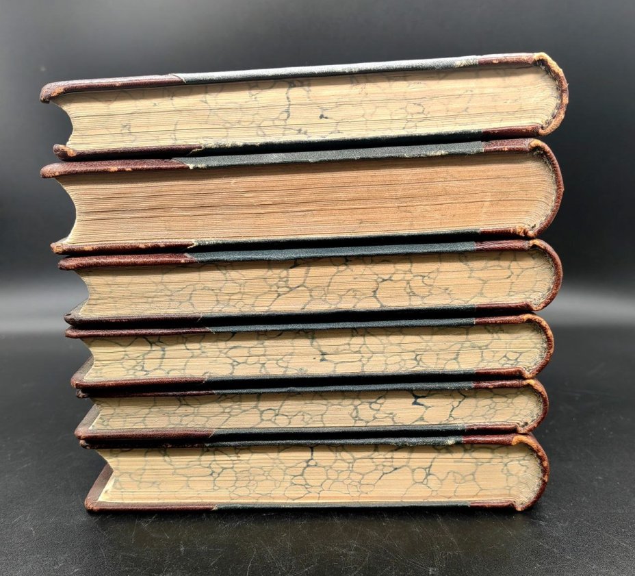Сочинения А. Герцена (1,3,4,5,6 и 7 тома) из библиотеки [З.А. Кальфа], Издание Ф. Павленкова