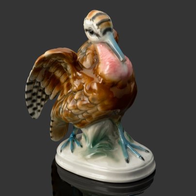 Статуэтка "Птица", фарфор, роспись, Unterweissbach Werkstätten (Унтервайсбах), Германия, 1956-1962 гг.