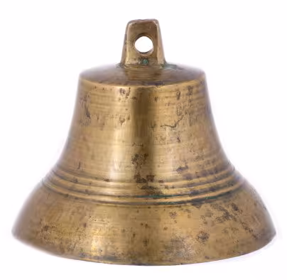 Колокольчик поддужный большой, бронза, литье, Российская Империя, 1870-1890 гг.