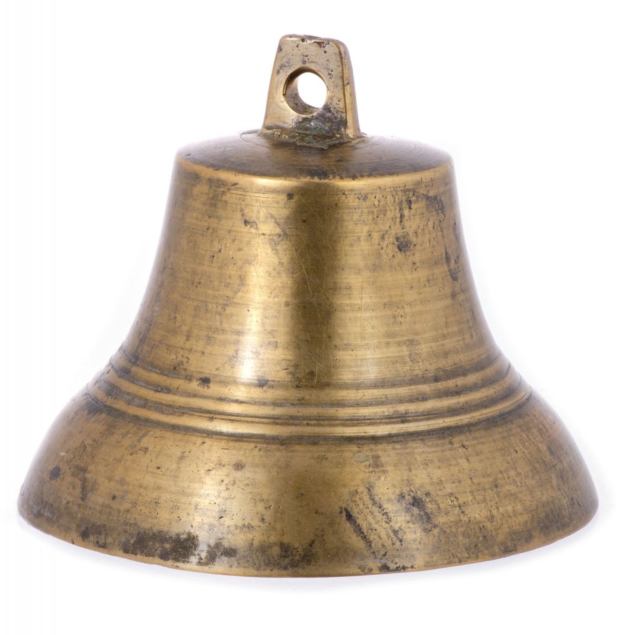 Колокольчик поддужный большой, бронза, литье, Российская Империя, 1870-1890 гг.