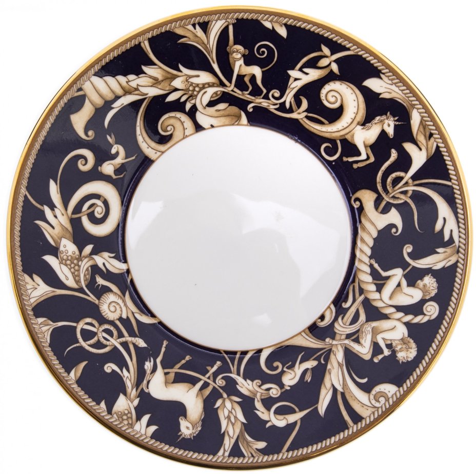 Пара чайная "Cornuopia", фарфор, деколь, мануфактура "Wedgwood", Англия, 2000-2020 гг.