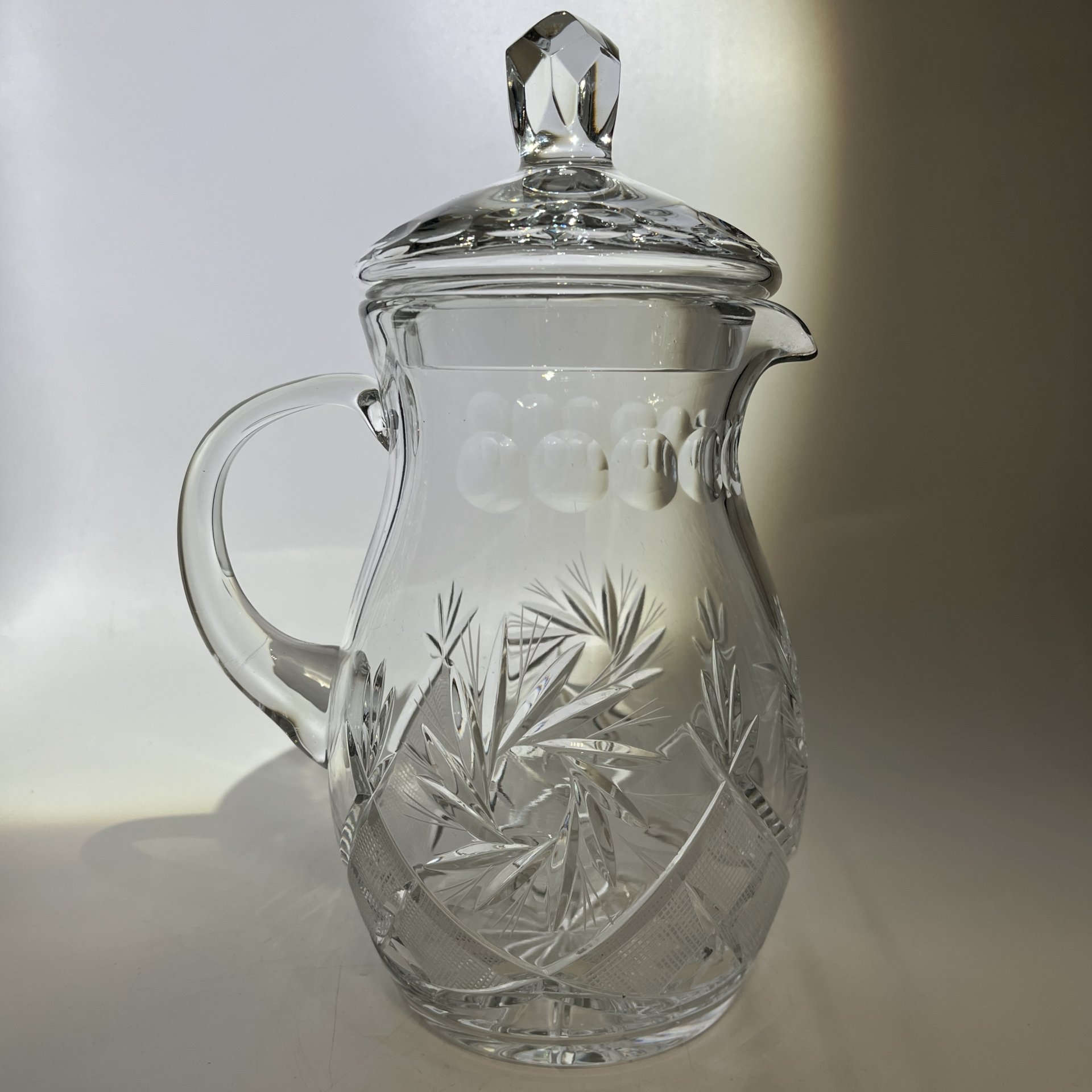 Кувшин с крышкой, хрусталь, Стеклозавод «Неман», Беларусь, 2015-2025 гг.