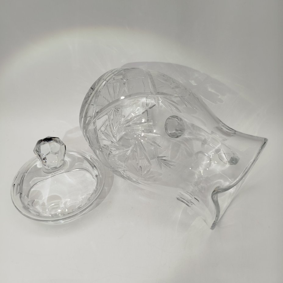 Кувшин с крышкой, хрусталь, Стеклозавод «Неман», Беларусь, 2015-2025 гг.