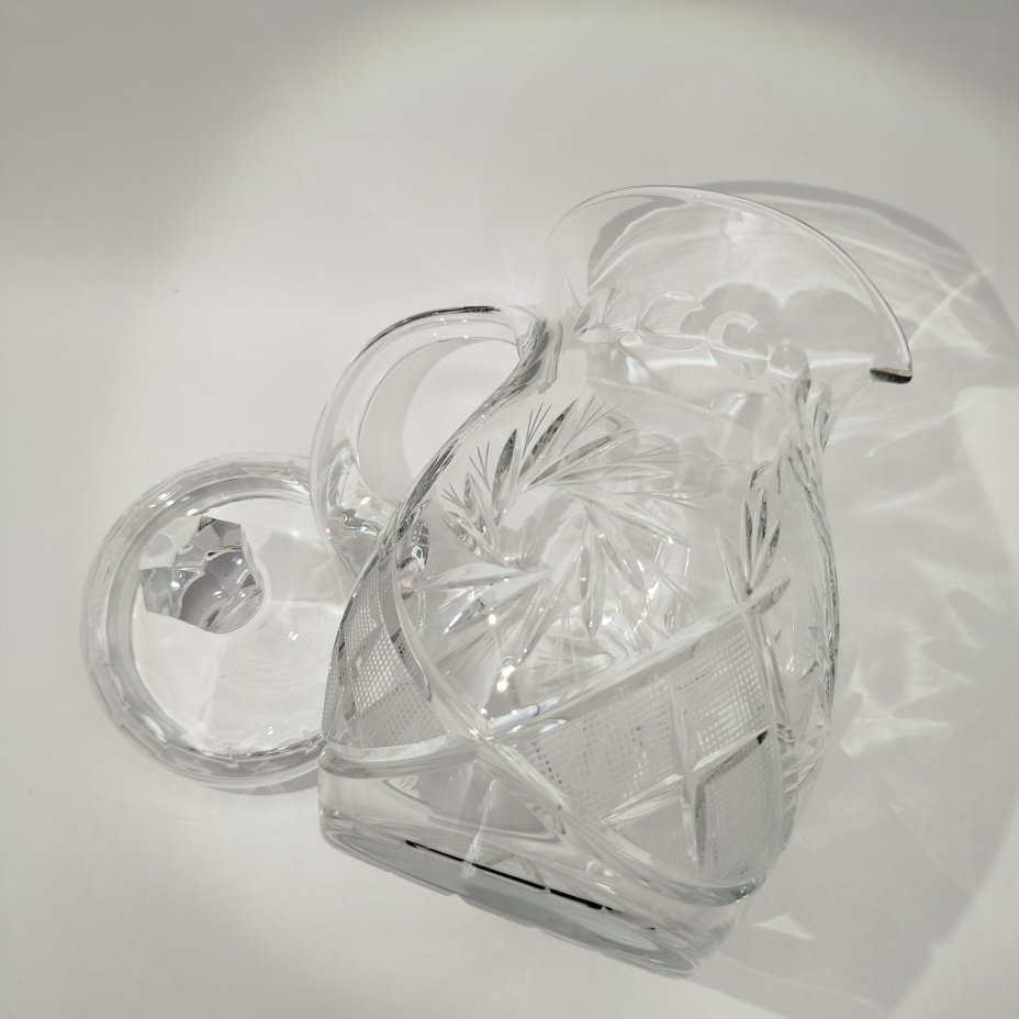 Кувшин с крышкой, хрусталь, Стеклозавод «Неман», Беларусь, 2015-2025 гг., Стеклозавод «Неман»