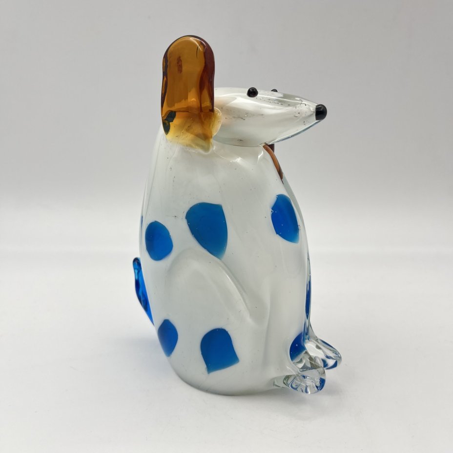 Статуэтка "Собака", стекло, гутная техника, Европа, 1970-2000 гг.