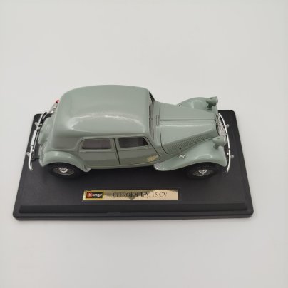 Модель машины Citroen 15cv TA (1938), в масштабе 1:24, Burago, металл, пластик, Италия, 1980-1990 гг.