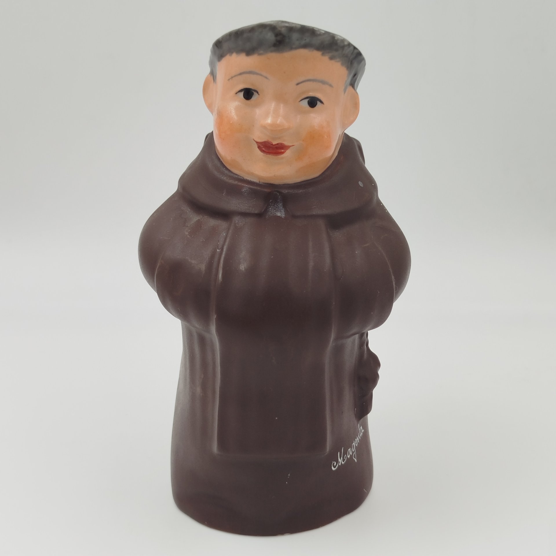 Кувшин - тоби "Монах" (миниатюрный), фарфор, роспись, Франция, 1980-2000 гг.