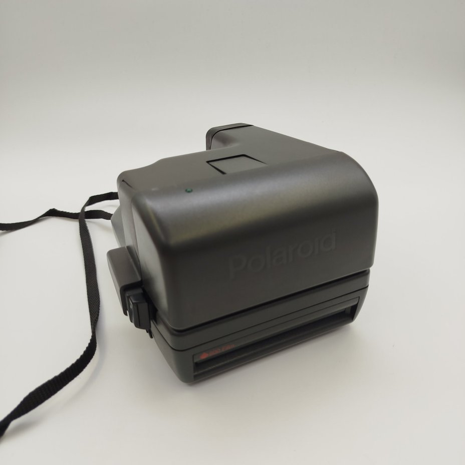 Фотоаппарат Polaroid OneStep closeup в родной упаковке, пластик, металл, картон, Polaroid, Великобритания, 1990-2000 гг., Polaroid