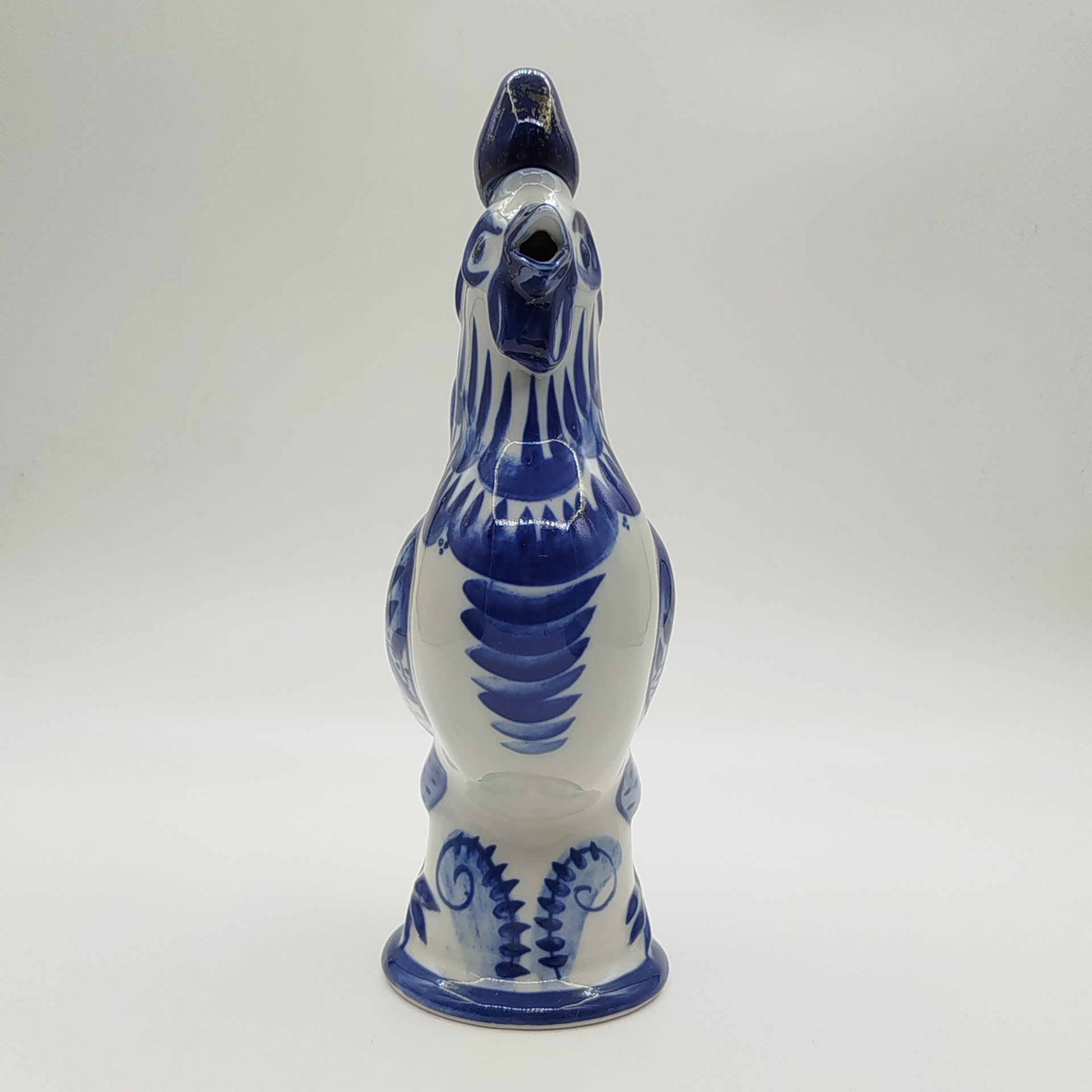 Штоф (кувшин) "Петух", Гжель