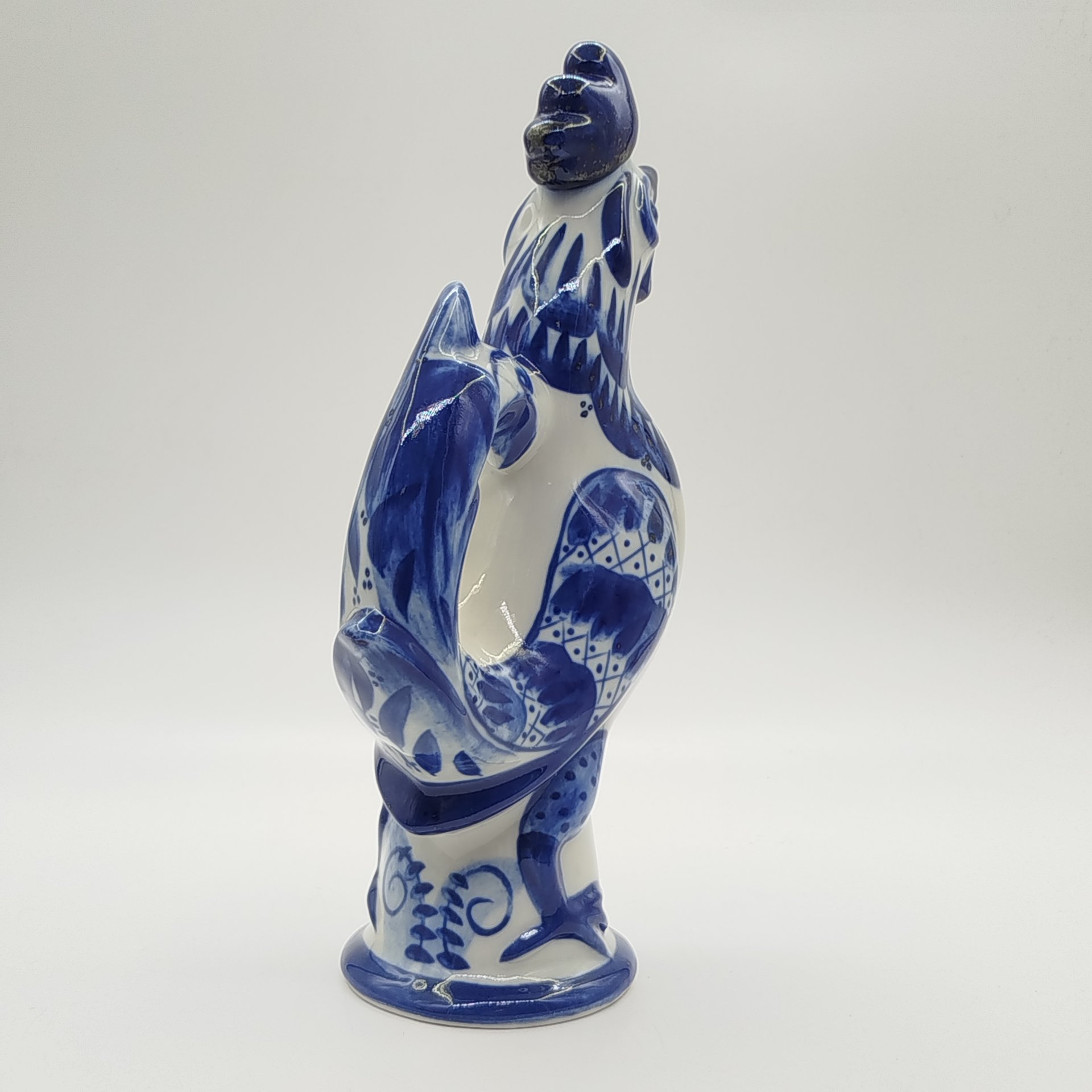 Штоф (кувшин) "Петух", Гжель