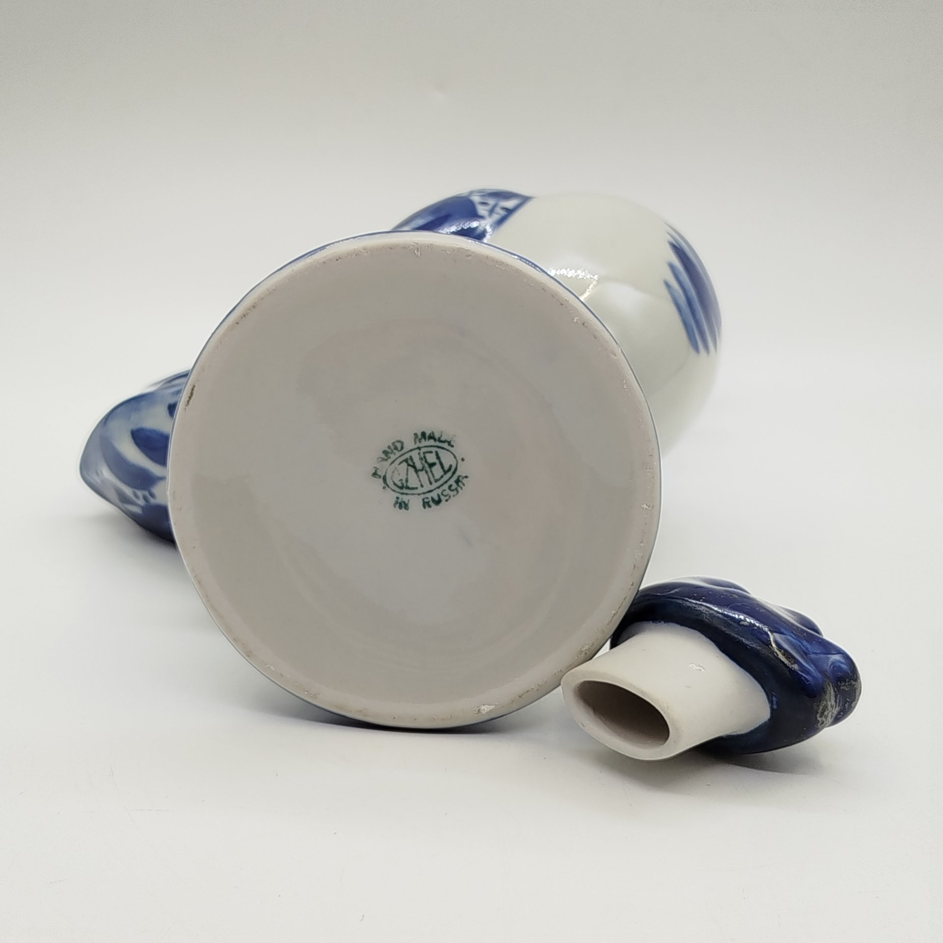 Штоф (кувшин) "Петух", Гжель