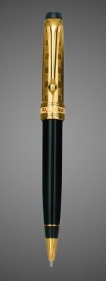 Шариковая ручка Aurora Optima Deco Vermeil GT, в подарочной коробке, Драгметаллы: vermeil, смола