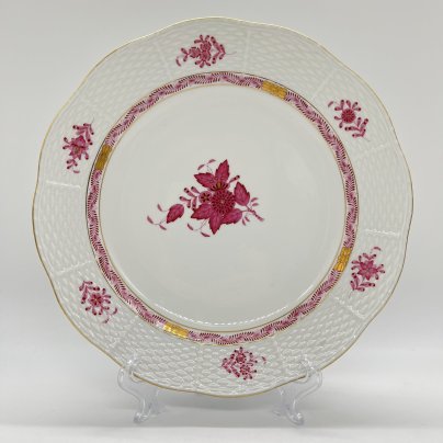 Тарелка с высоким бортом, выполненная в фирменном дизайне "Chinese Bouquet/Apponyi Purpur", Herend (Херенд)