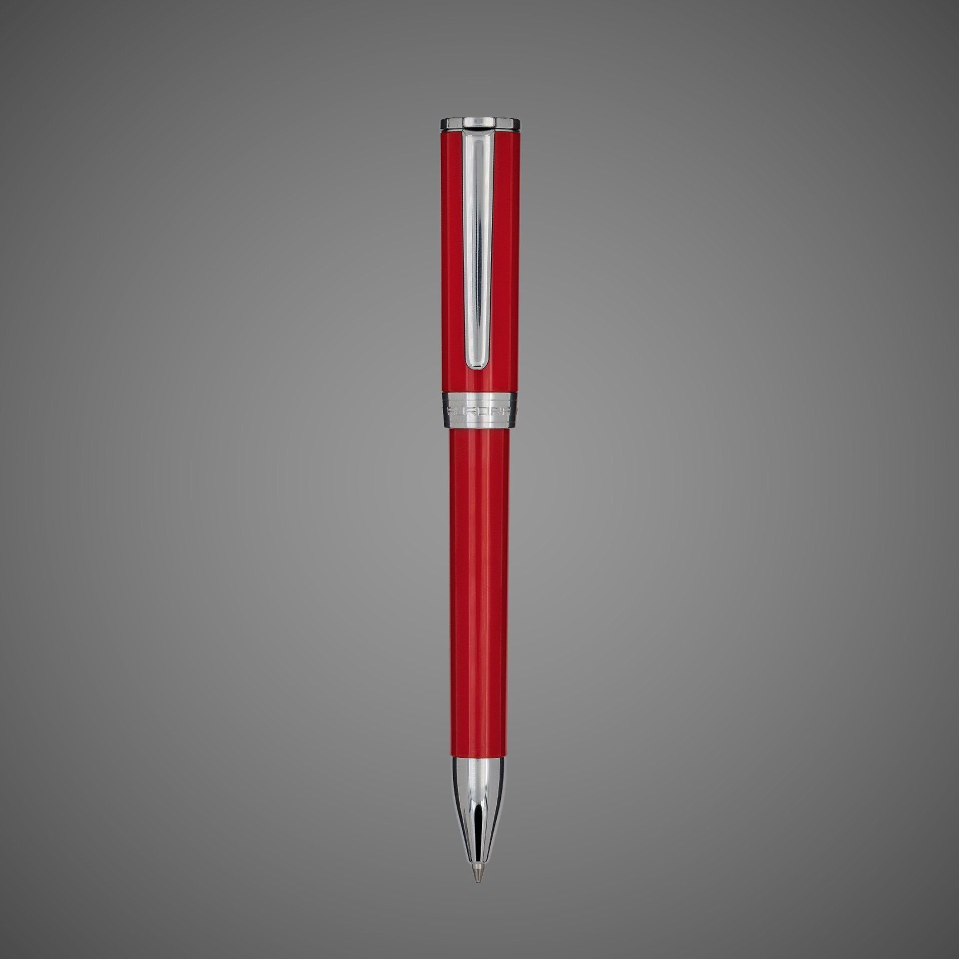 Шариковая ручка Aurora TU Resin Red CT, в подарочной коробке, Лаки и смолы: смола, хром