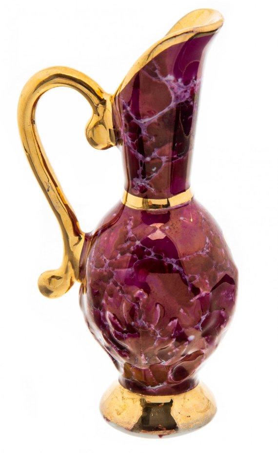 Кувшин миниатюрный "Олерон", фарфор, роспись, золочение, Limoges, Франция, 1960-1980 гг., Limoges