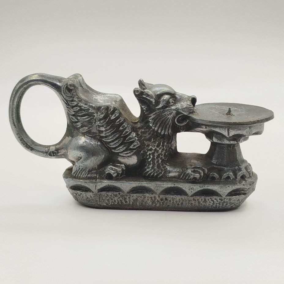 Подсвечник "Грифон", силумин, литье