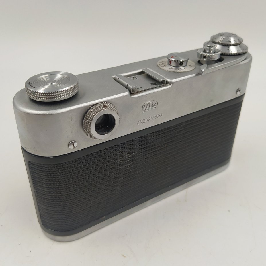 Фотоаппарат "ФЭД-3" с объективом "Индустар-61 Л/Д" в оригинальном кофре, металл, стекло, кожа, Харьковский машиностроительный завод им. Дзержинского (ФЭД), СССР, 1961-1983 гг.