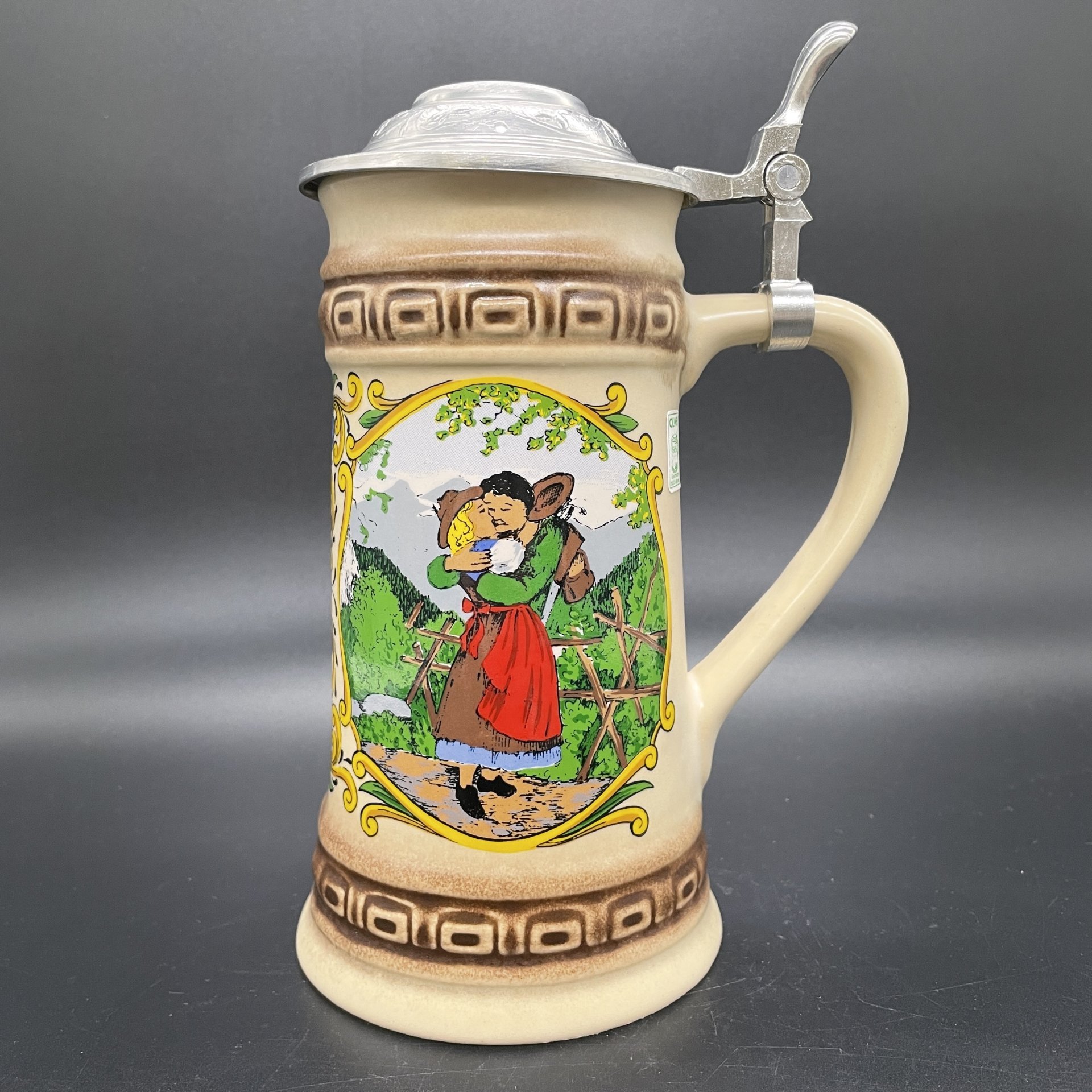 Кружка пивная с крышкой