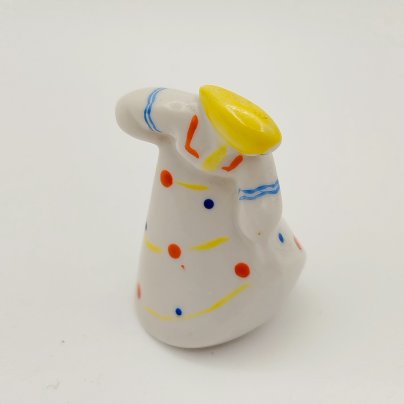 Статуэтка "Плясунья" из композиции "Хоровод", фарфор, роспись, Краснодарский фарфорово-фаянсовый завод «Чайка», СССР, 1960-1992 гг.