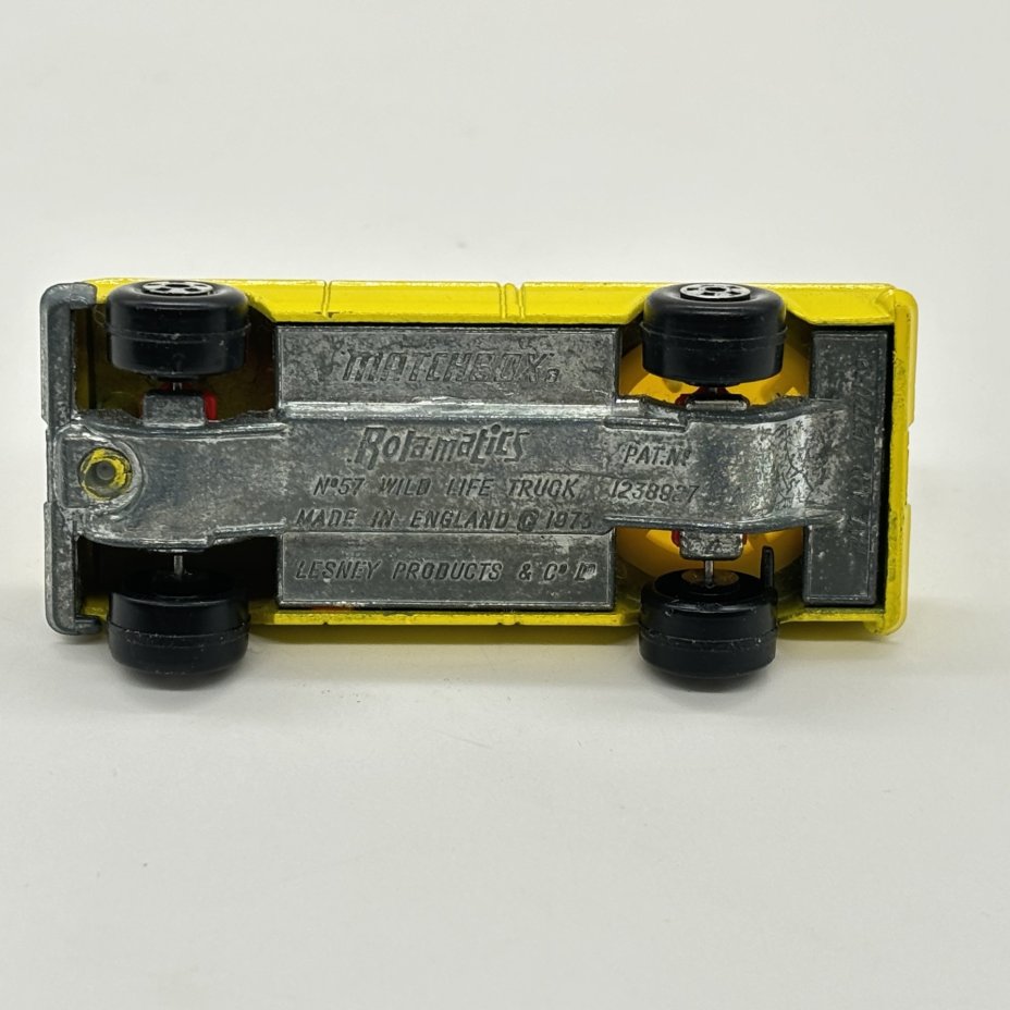 Модель машины (игрушка) "Wild life truck" в оригинальной коробке, Matchbox, пластик, металл, Великобритания, 1973 г.